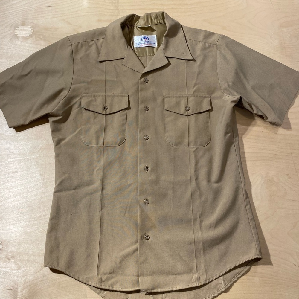 DS CP QuarterDeck Collection Military Button Up Shirt size Medium (LE)